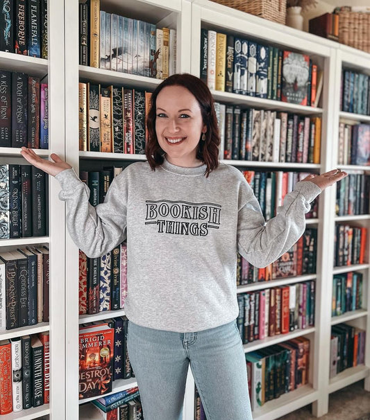 Bookish Things Embroidered Sweatshirt