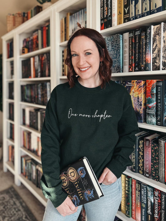 One More Chapter Embroidered Sweatshirt