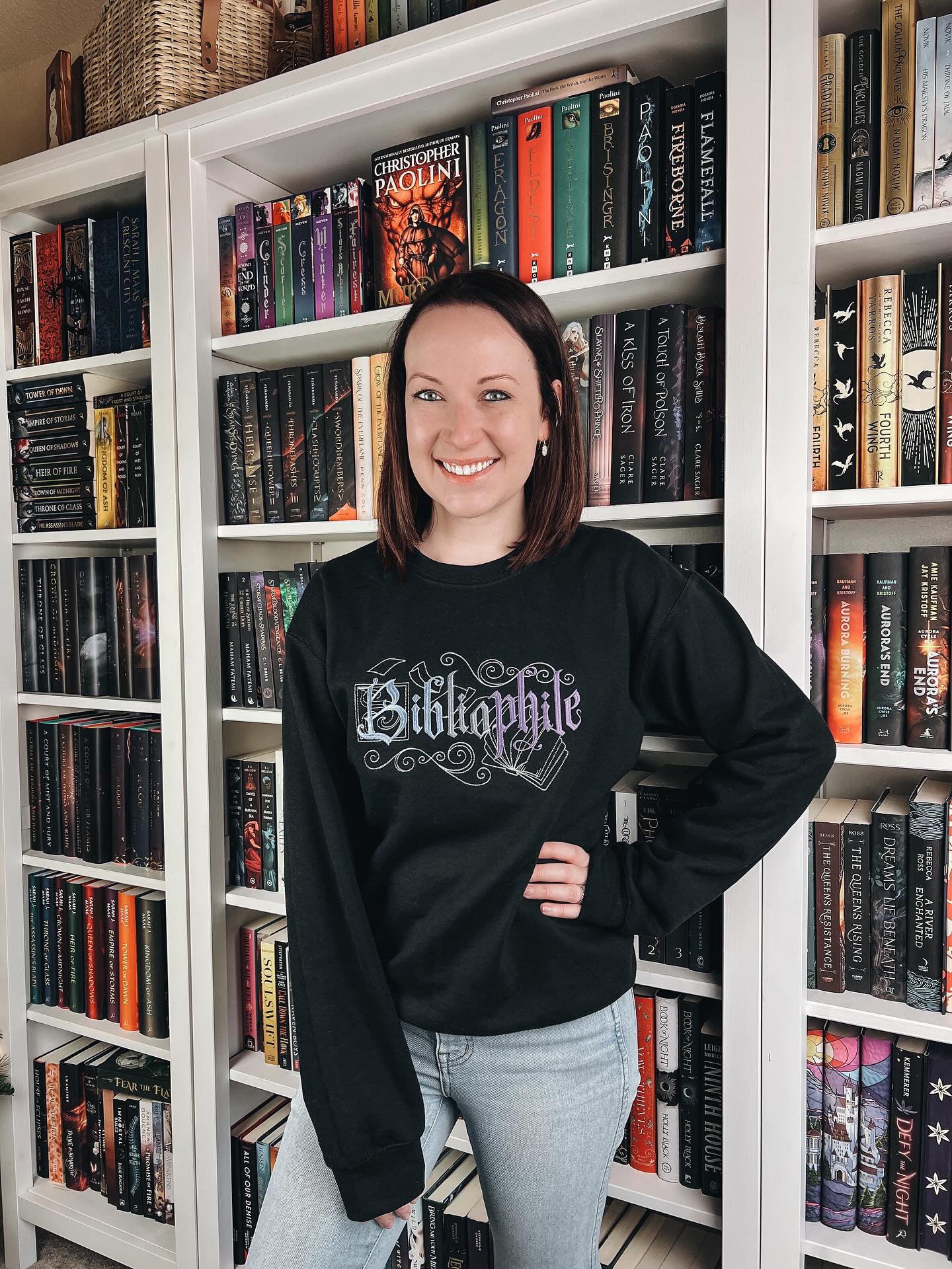 Bibliophile Embroidered Sweatshirt