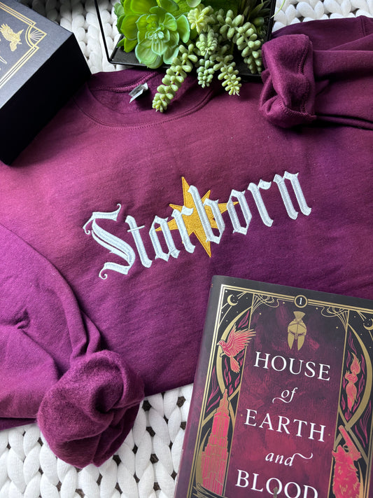 Starborn Embroidered Sweatshirt | Crescent City