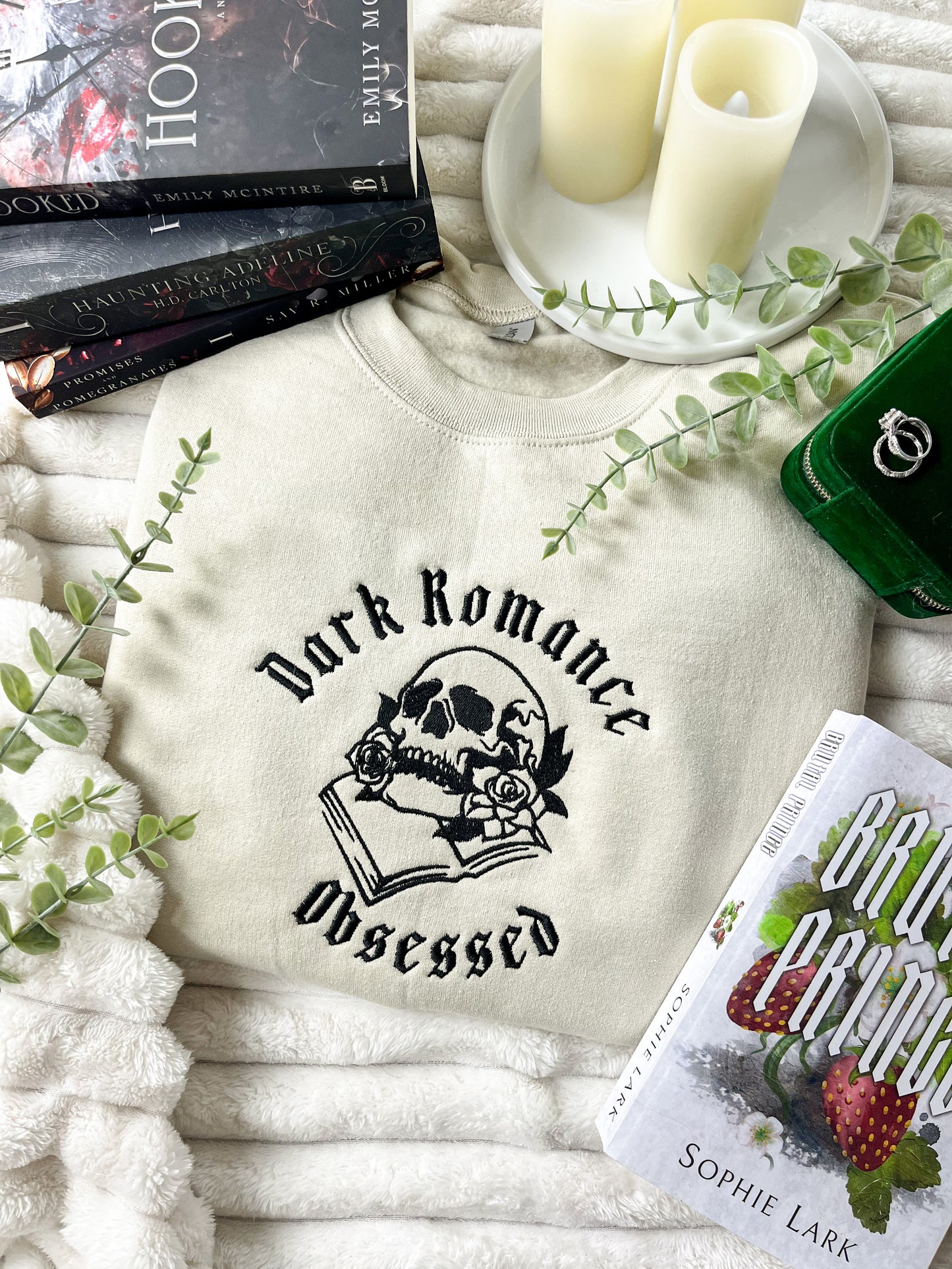 Dark Romance Obsessed Embroidered Sweatshirt