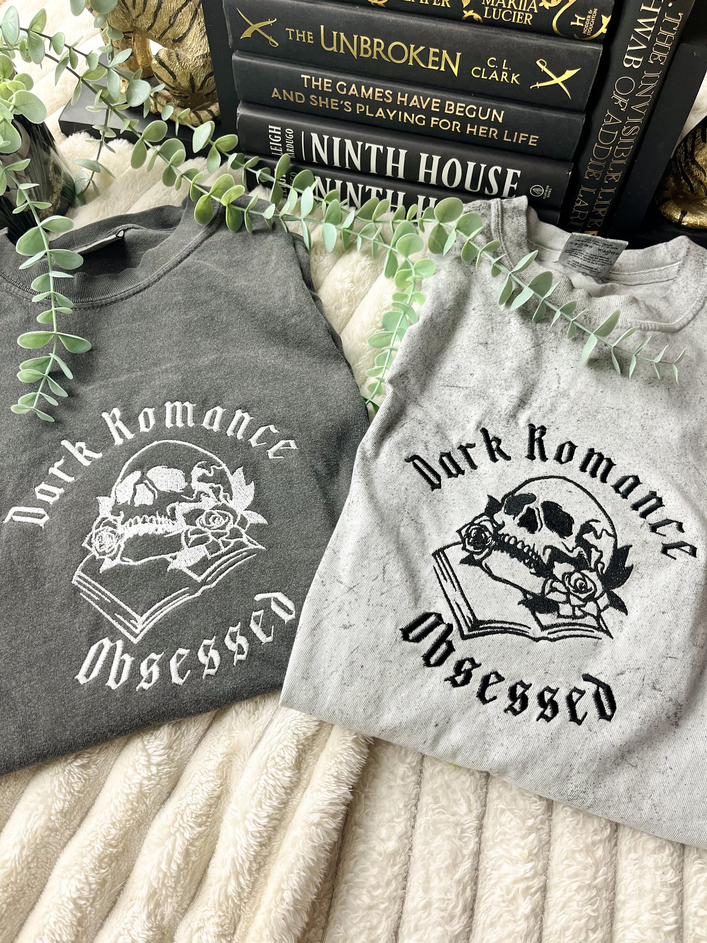 Dark Romance Obsessed Embroidered Shirt