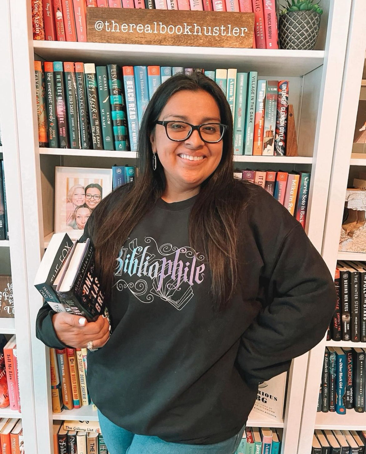 Bibliophile Embroidered Sweatshirt