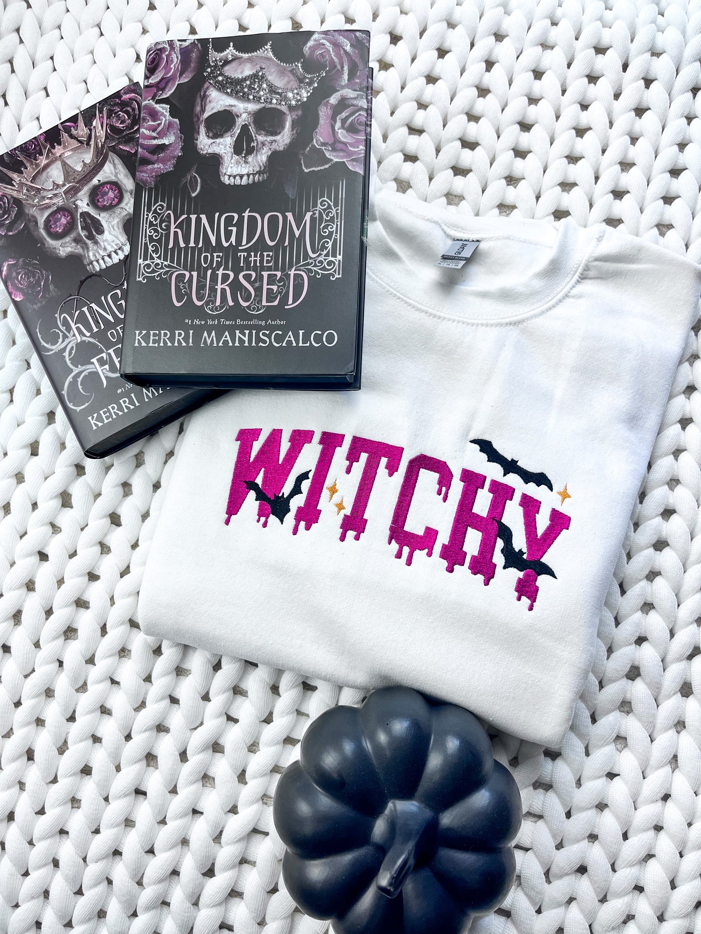 Witchy Season Embroidered Sweatshirt