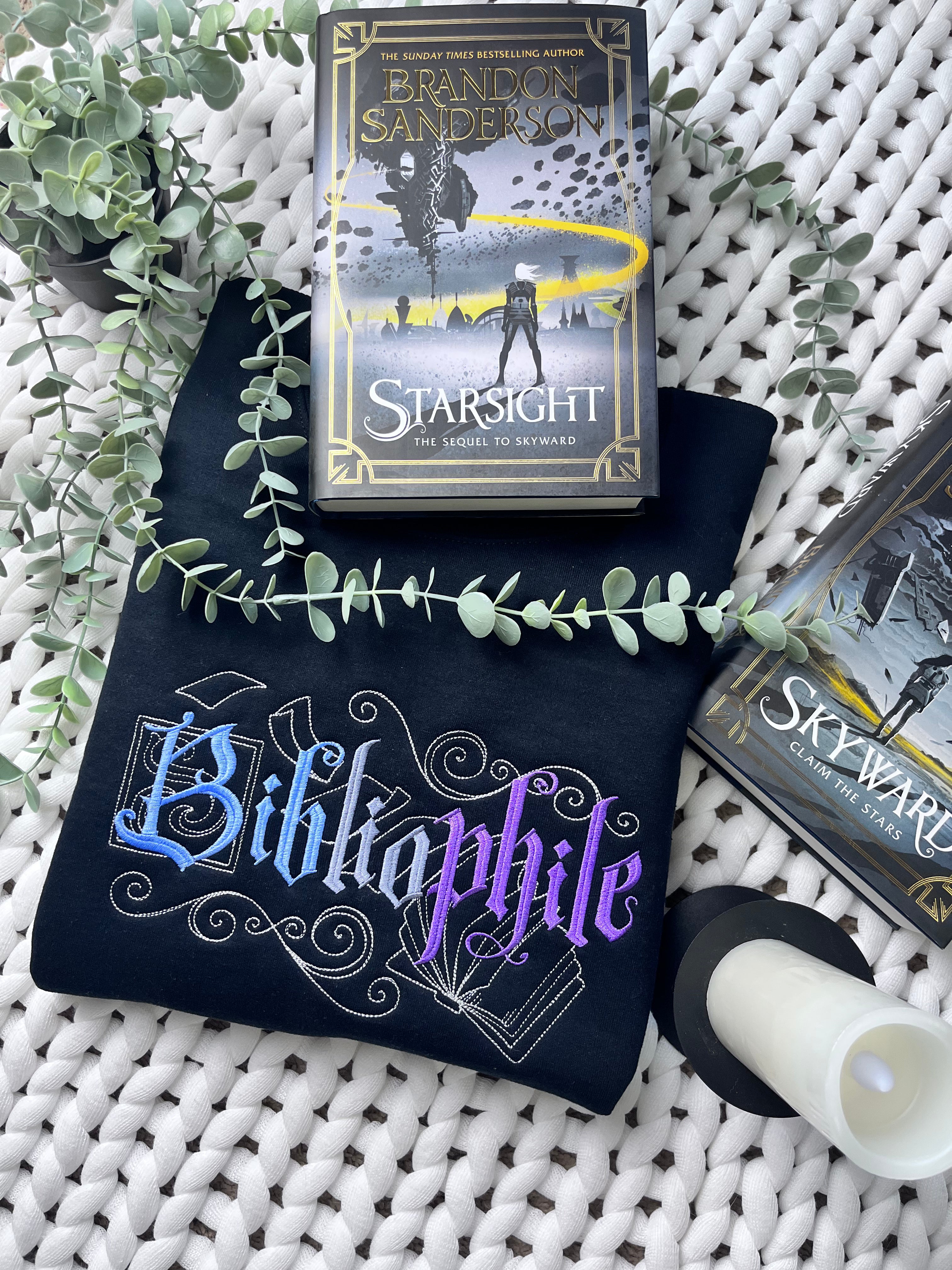 Bibliophile Embroidered Sweatshirt