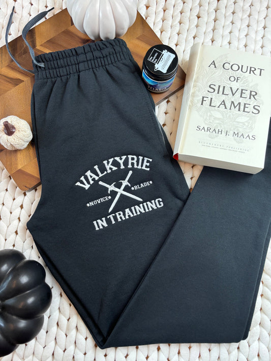 Valkyrie in Training Embroidered Joggers | ACOTAR