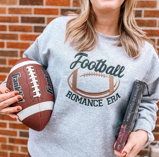 Football Romance Era Embroidered Sweatshirt