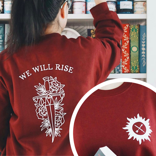 We Will Rise Double Sided Sweatshirt | From Blood & Ash
